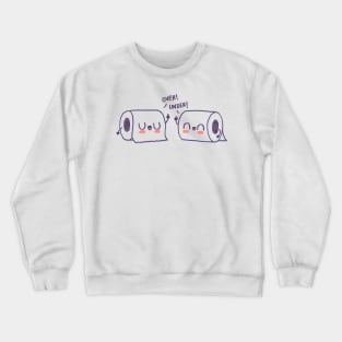 The cutest debate Crewneck Sweatshirt